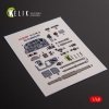 KELIK K48109 IL-2M3 - interior 3D decals for Academy/Accurate Miniatures kit 1/48